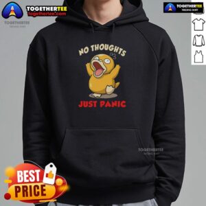 Alternative view of Official No Thoughts Just Panic T-Shirt