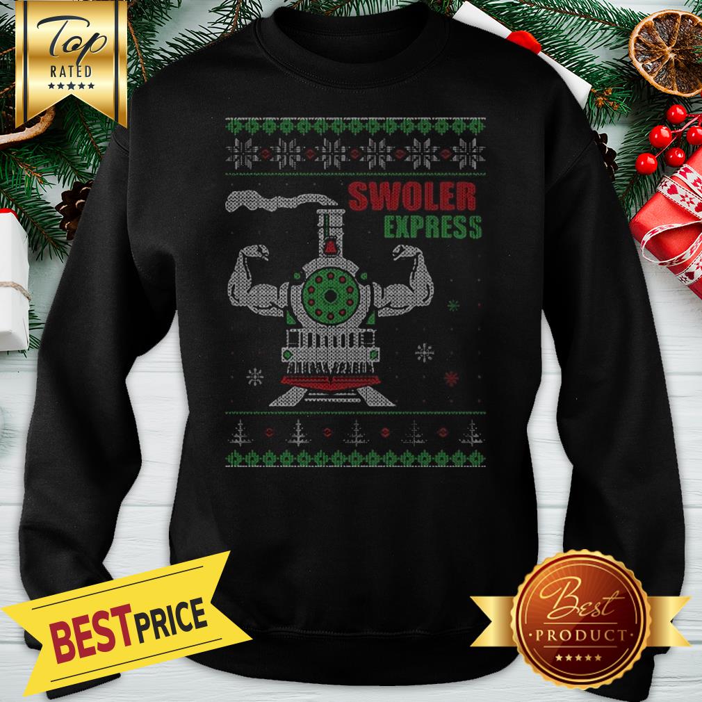 Swoler Express Ugly Christmas Shirt - Image 4