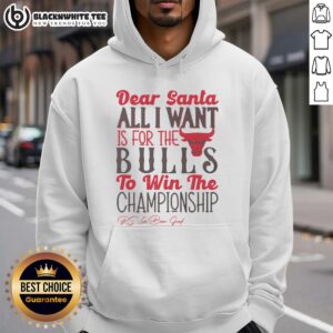 Alternative view of Awesome Chicago Bulls All I Want For Christmas T-Shirt