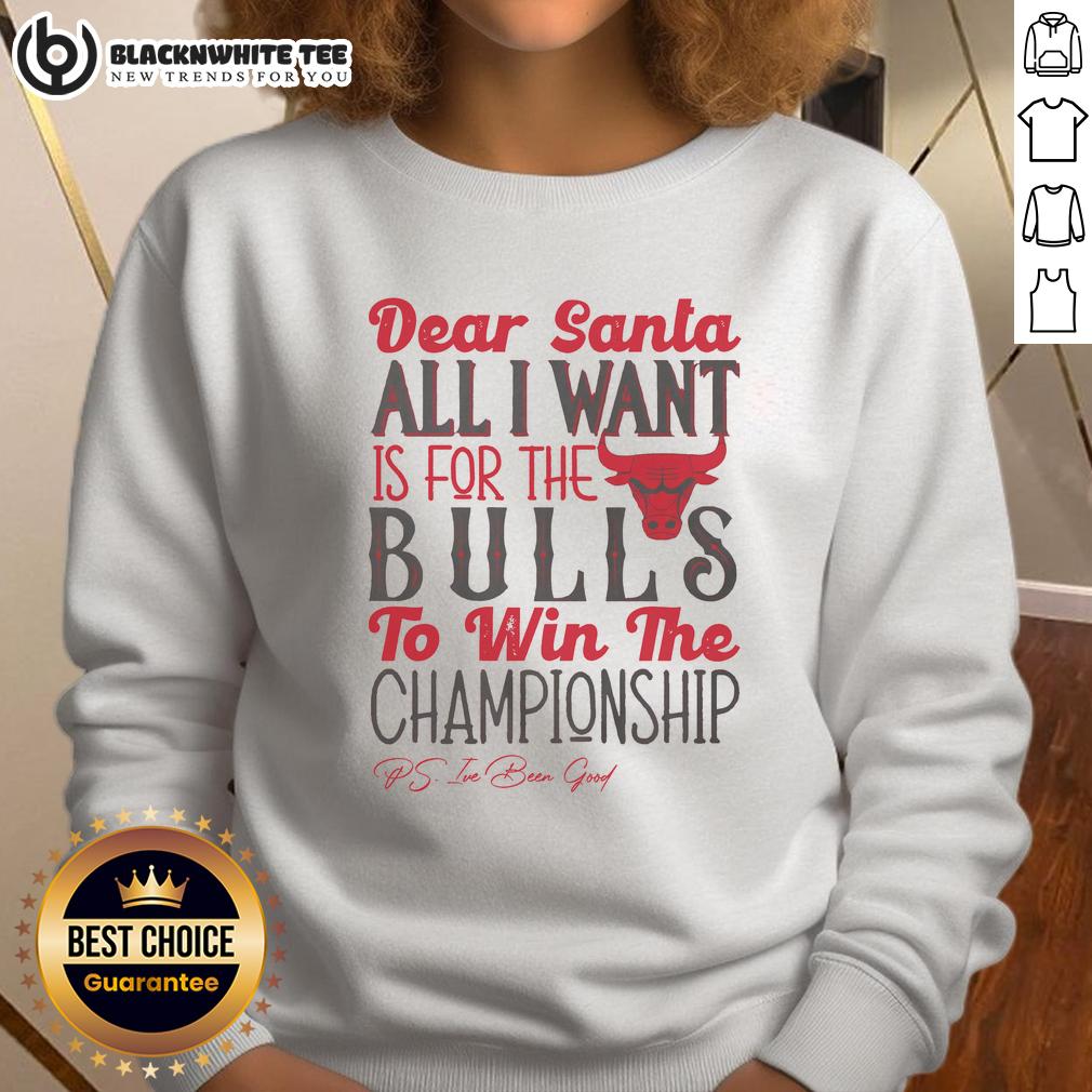 Awesome Chicago Bulls All I Want For Christmas T-Shirt - Image 5