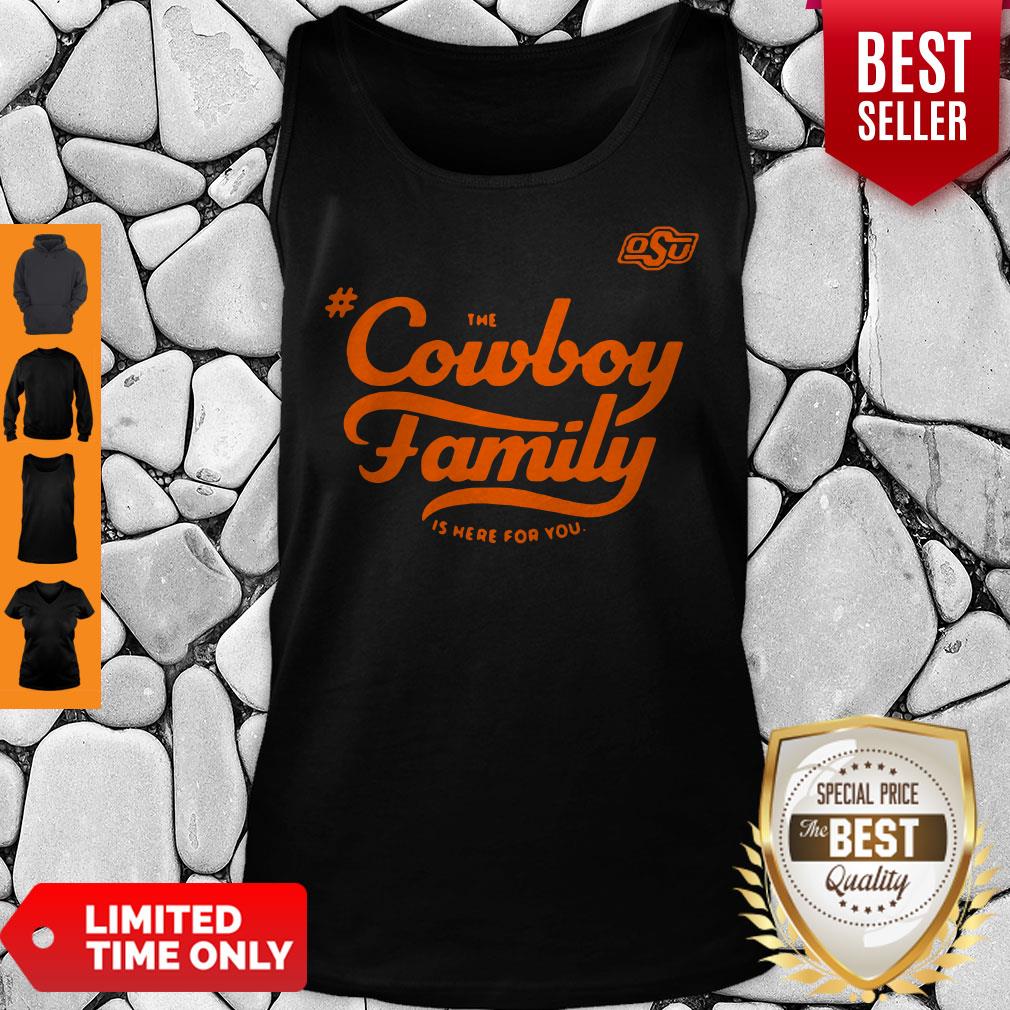 Awesome Osu The Cowboy Family Is Here For You Shirt - Image 2