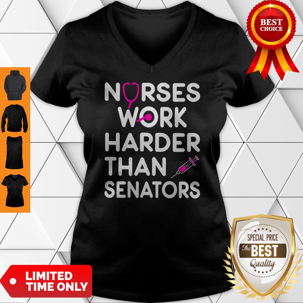 Official Nurses Work Harder Than Senators Shirt - Image 3