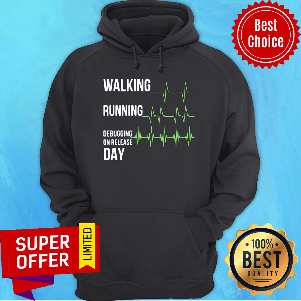 Walking Running Debugging On Release Day Shirt - Image 5