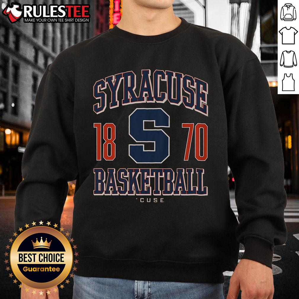 Awesome Syracuse Orange Basketball 1870 T-Shirt - Image 5