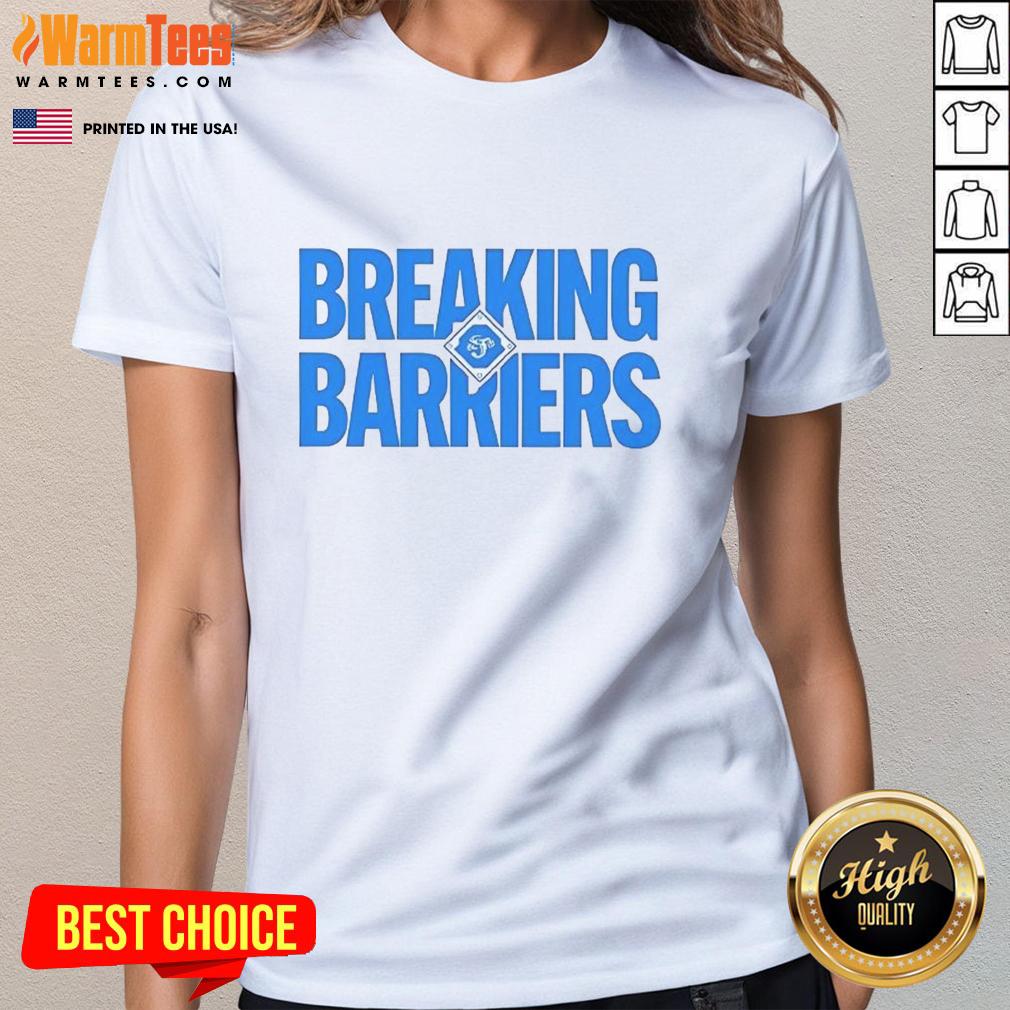 Nice Jacksonville Jumbo Shrimp Breaking Barriers Shirt - Image 3