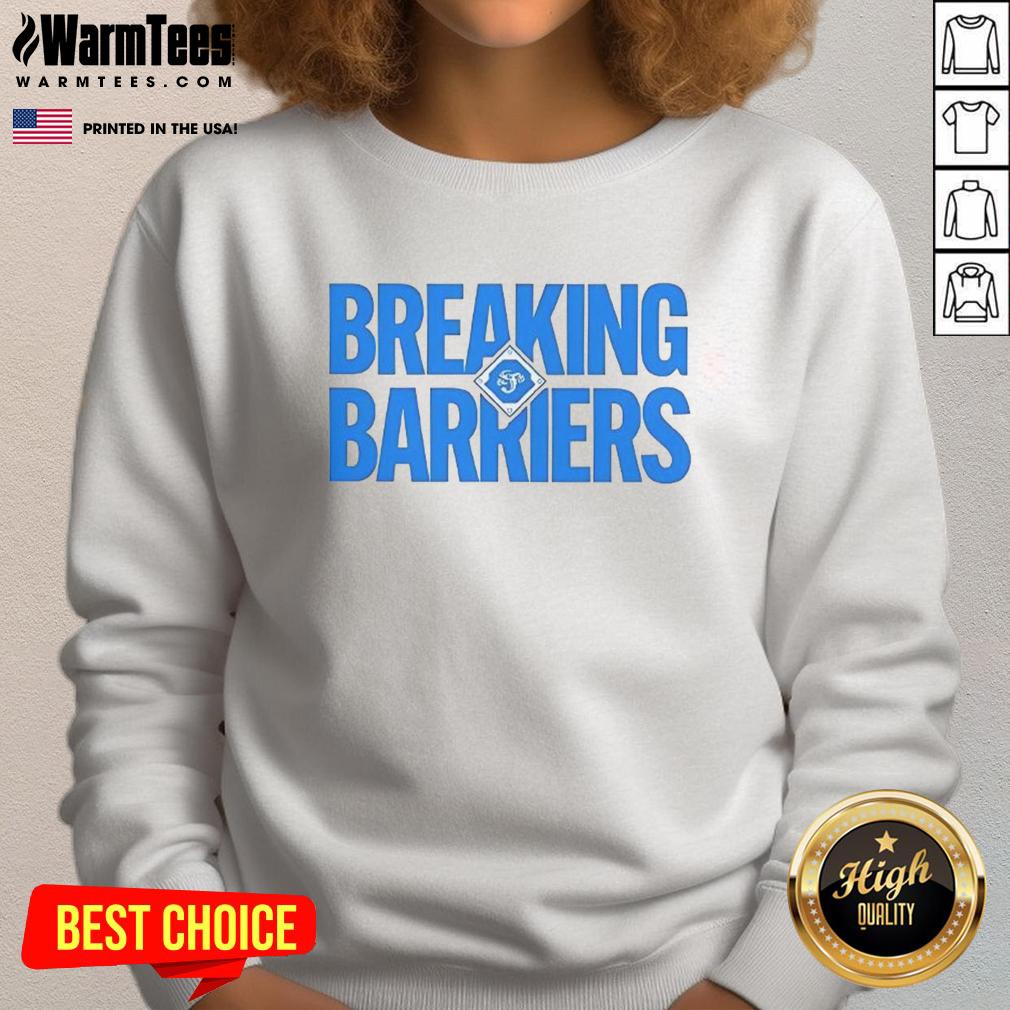 Nice Jacksonville Jumbo Shrimp Breaking Barriers Shirt - Image 5