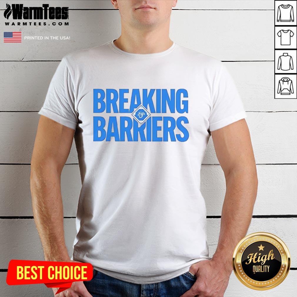 Nice Jacksonville Jumbo Shrimp Breaking Barriers Shirt