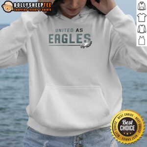 Alternative view of Premium Philadelphia Eagles United As Eagles T-Shirt