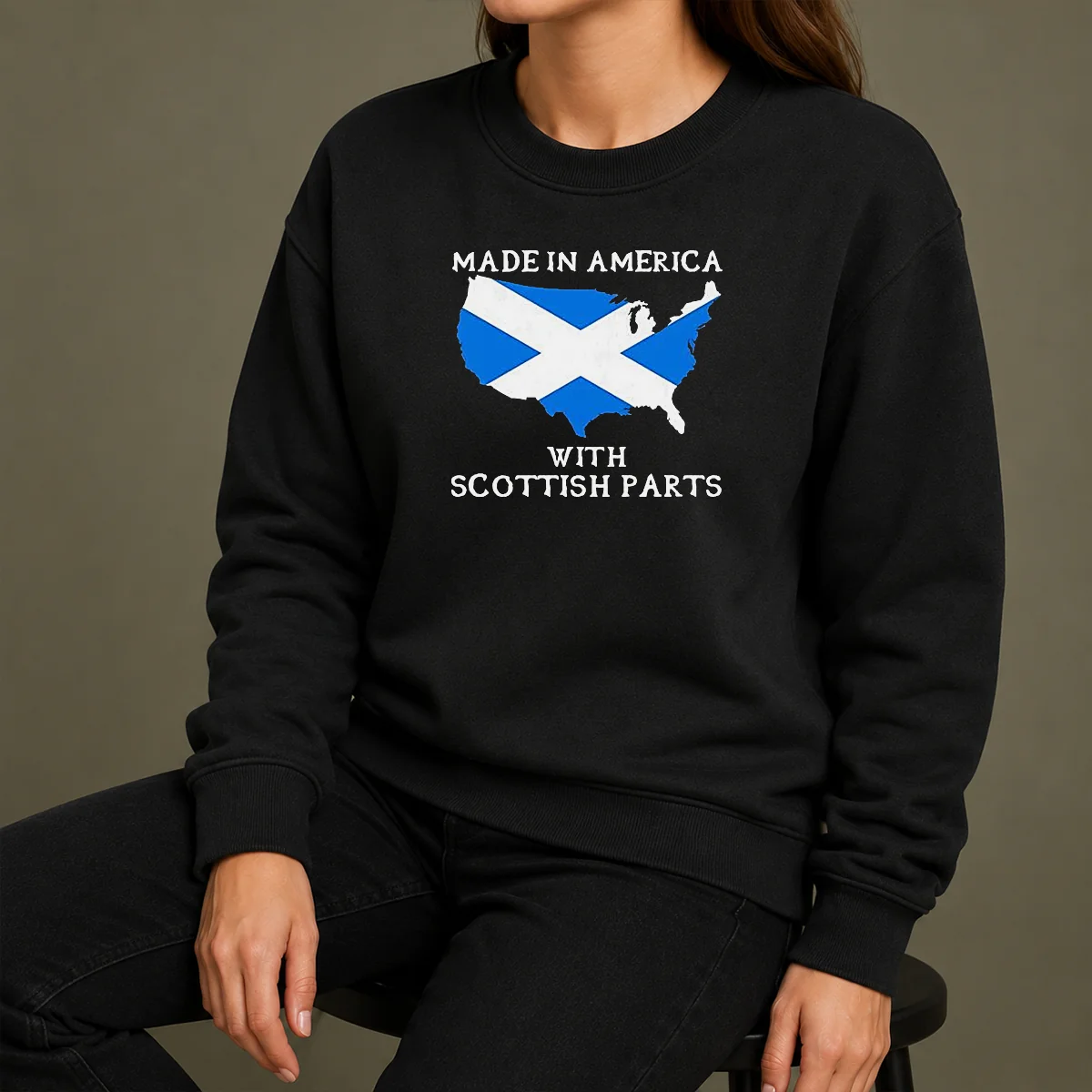 Awesome Scottish Heritage Made In America With Scottish Parts Shirt - Image 7