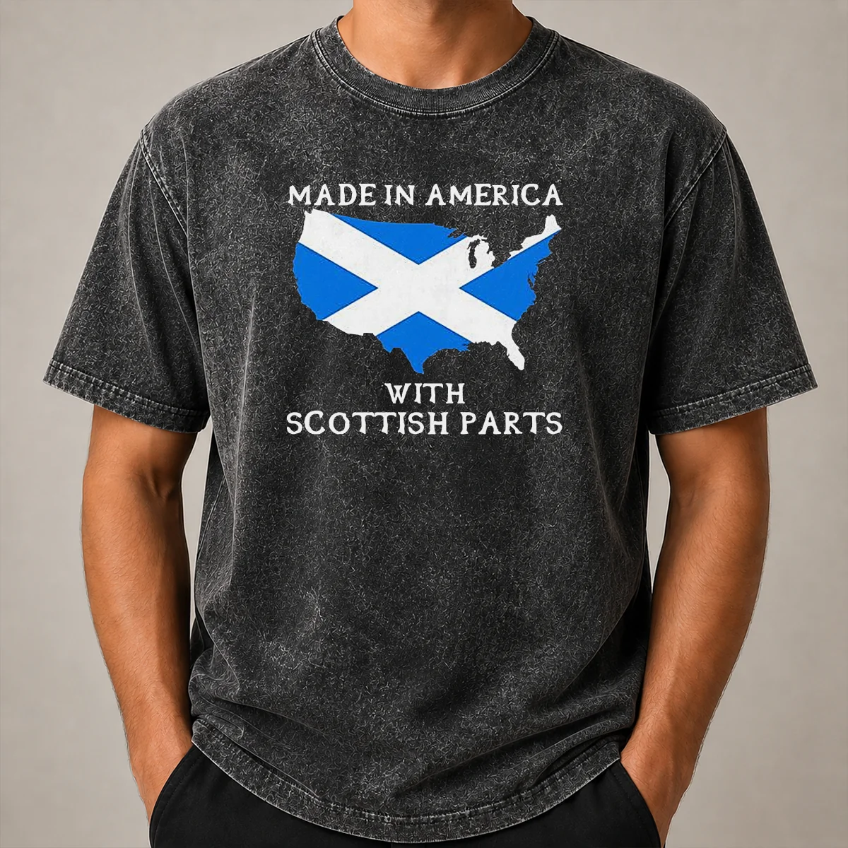 Awesome Scottish Heritage Made In America With Scottish Parts Shirt - Image 8