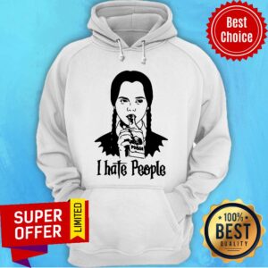 Alternative view of Nice Wednesday Addams I Hate People Shirt