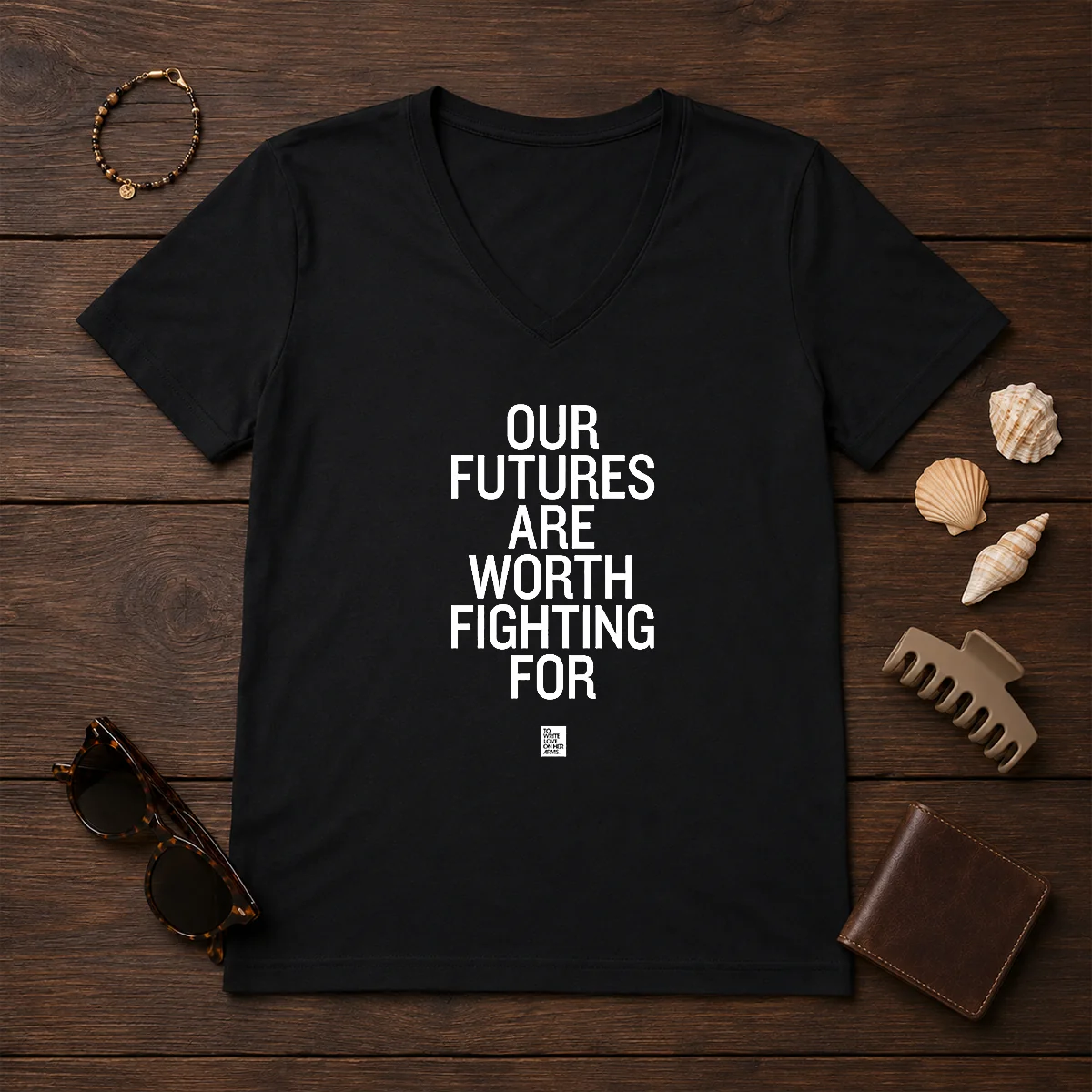 Top Our Futures Are Worth Fighting For To Write Love On Her Arms Shirt - Image 2