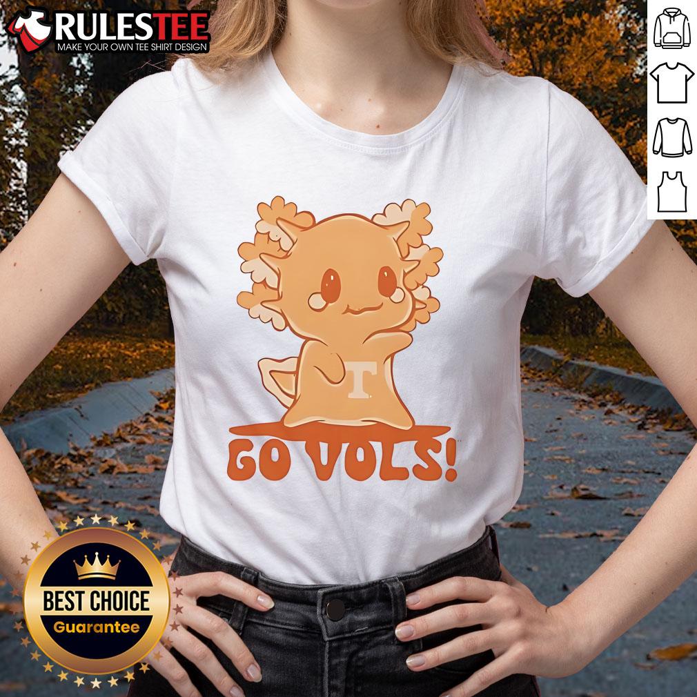 Cute Axolotl Go Vol Tennessee T-Shirt - Image 3