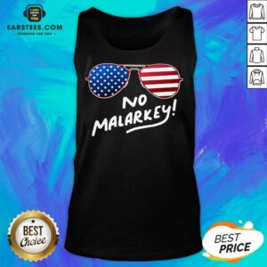 Alternative view of Hot Glasses American Flag No Malarkey 2 Shirt