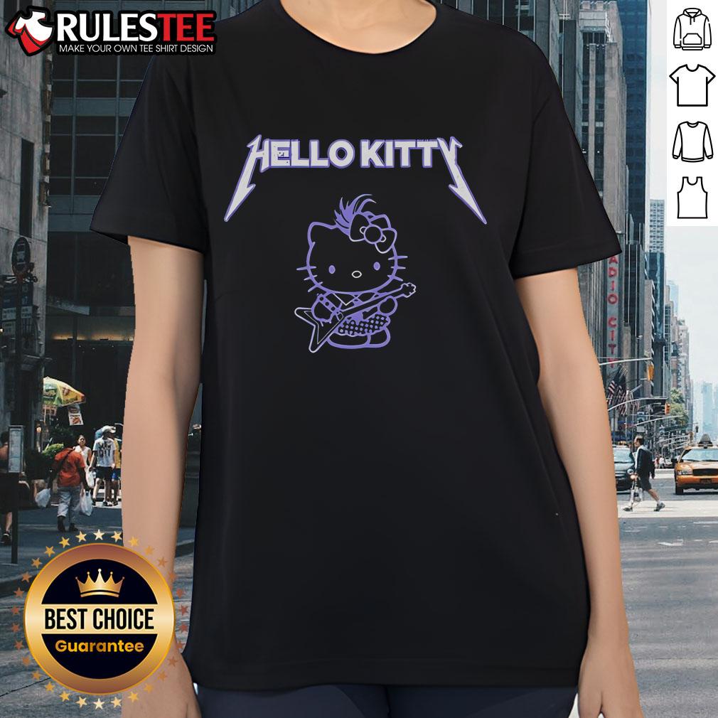 Cute Hello Kitty Forever Metal T-Shirt - Image 3
