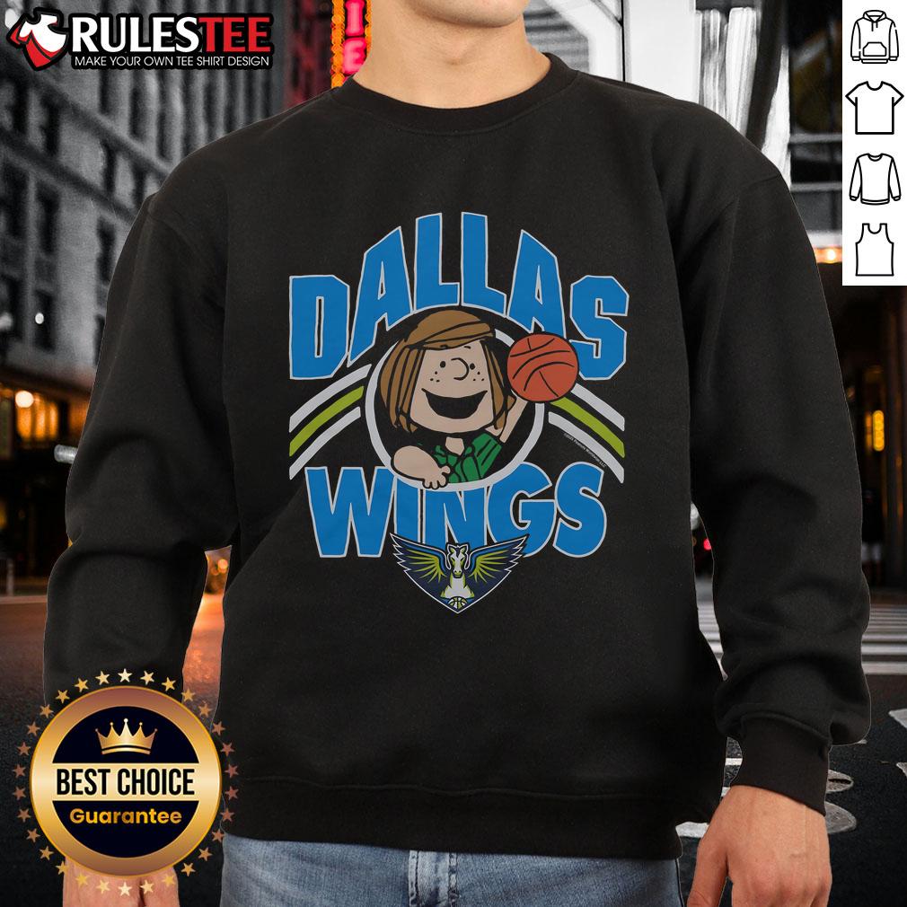 Cute Peanuts Peppermint Patty x Dallas Wings T-Shirt - Image 5