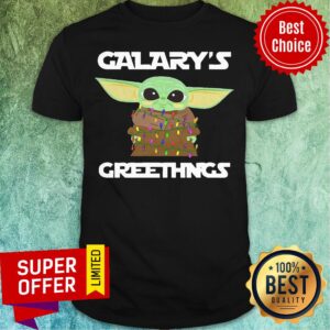 Funny Baby Yoda Galaxy’s Greetings Christmas Light Shirt