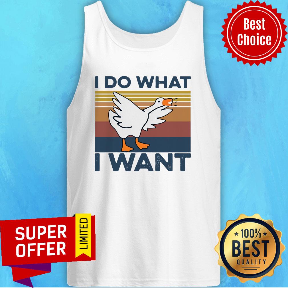 Funny Duck I Do What I Want Vintage Shirt - Image 5