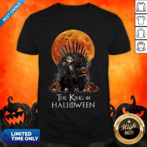 Nice Jack Skellington The King Of Halloween Shirt