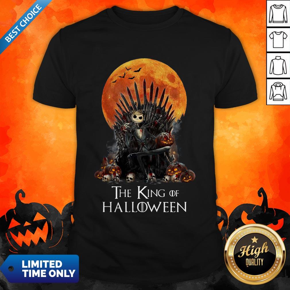 Nice Jack Skellington The King Of Halloween Shirt