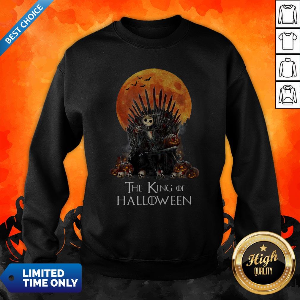 Nice Jack Skellington The King Of Halloween Shirt - Image 2