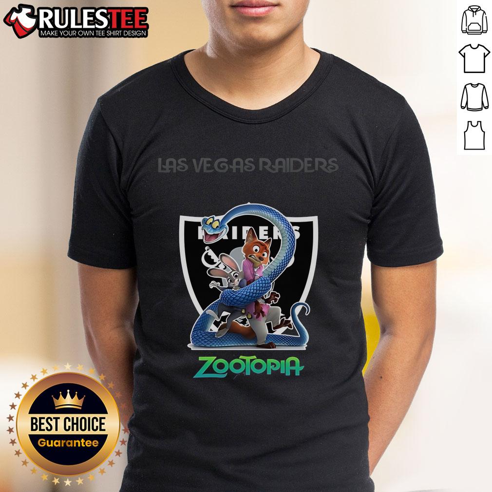 Awesome Las Vegas Raiders Zootopia 2 T-Shirt