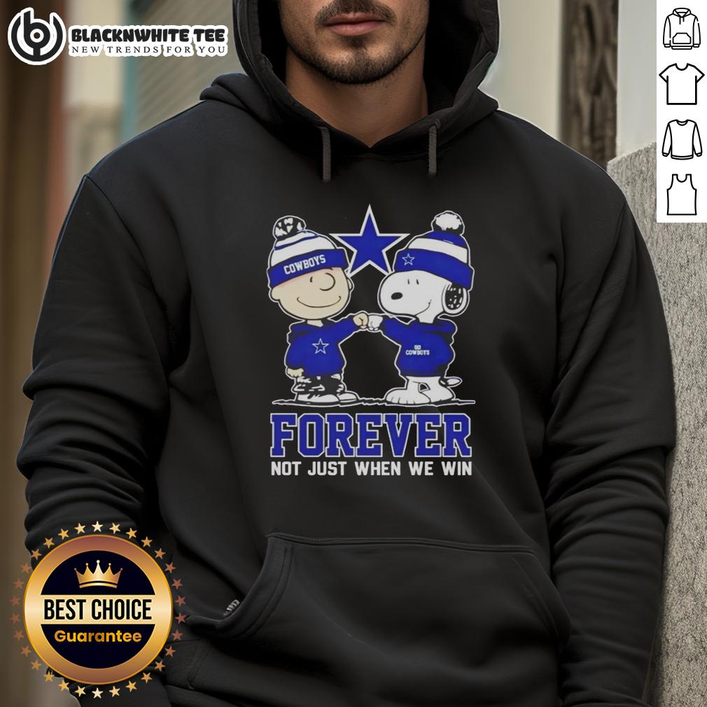 Premium Peanut Snoopy Charlie Brown Dallas Cowboys Forever Not Just When We Win T-Shirt - Image 2