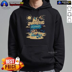 Alternative view of Pretty Jurassic Summer Dinosaur Skeleton T-Shirt