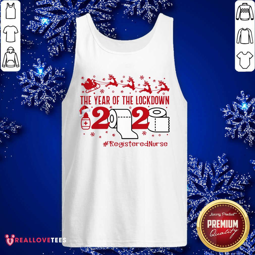 Pro The Year Of The Lockdown 2020 #RegisteredNurse Ugly Christmas Shirt - Image 2