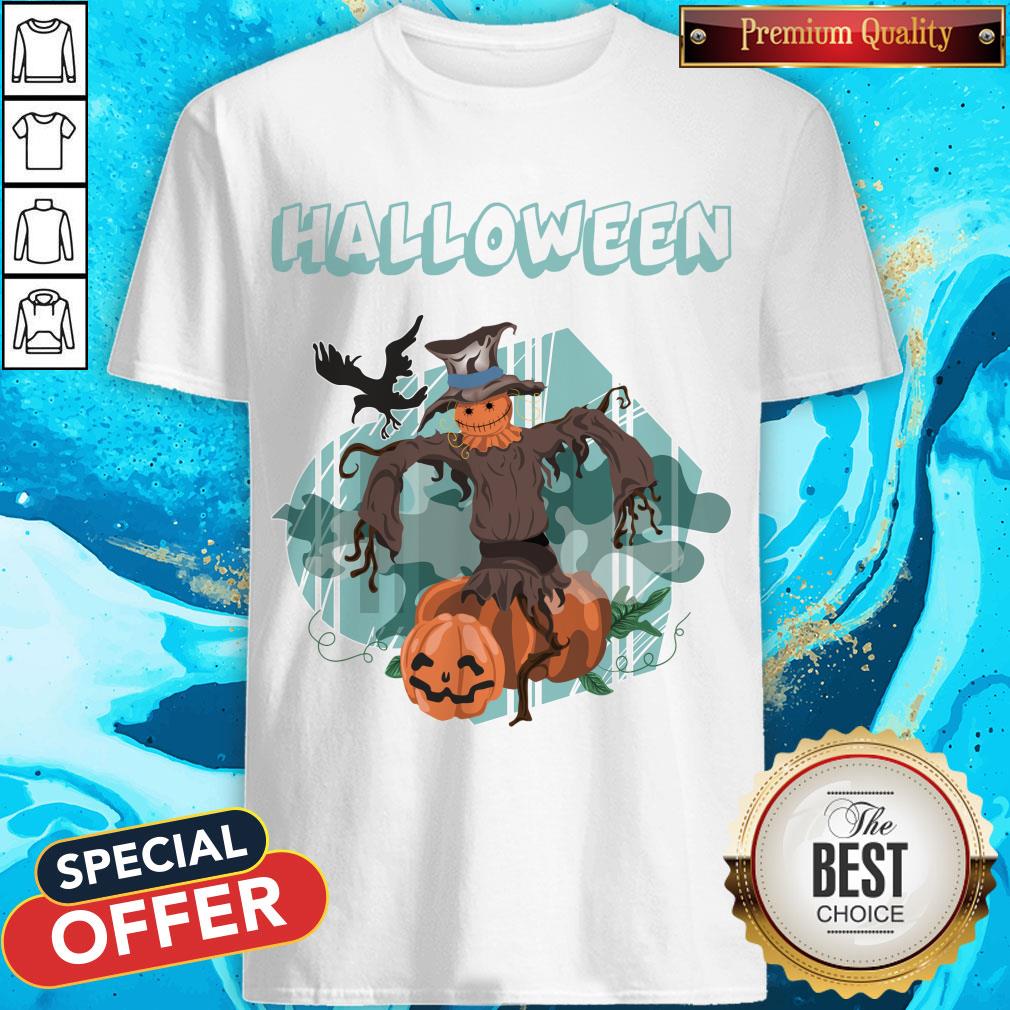 Funny Pumpkin Head Dummy Halloween Shirt
