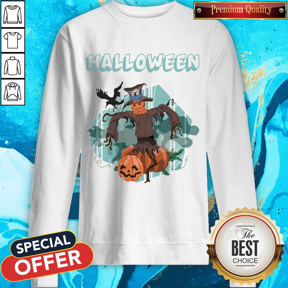 Funny Pumpkin Head Dummy Halloween Shirt - Image 4