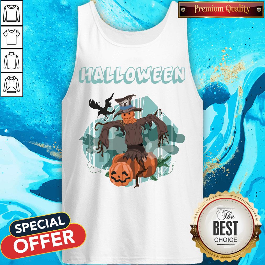 Funny Pumpkin Head Dummy Halloween Shirt - Image 3