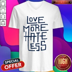 Alternative view of Official Love More Hate Less Shirt