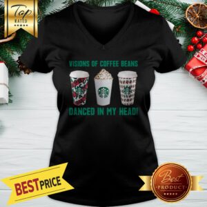 Alternative view of Official Starbucks Visions Of Coffee Beans Danced In My Head Shirt