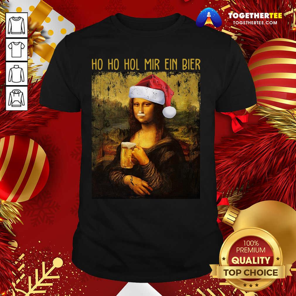 Original Ho Ho Hol Mir Ein Bier Christmas Shirt