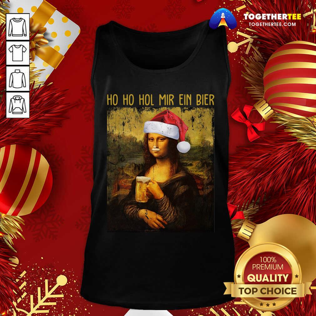Original Ho Ho Hol Mir Ein Bier Christmas Shirt - Image 3