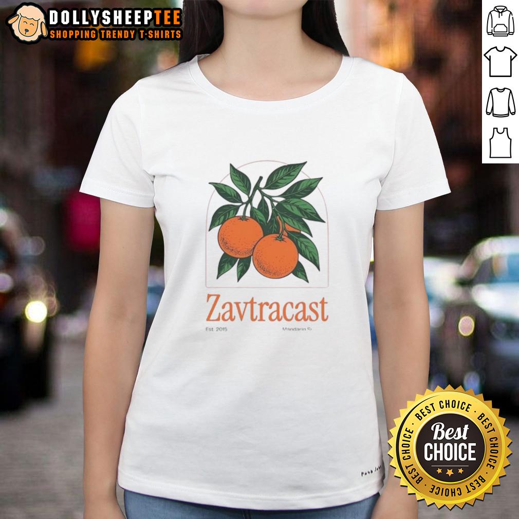 Nice Zavtracast Mandarin Summer Est 2015 T-Shirt - Image 3