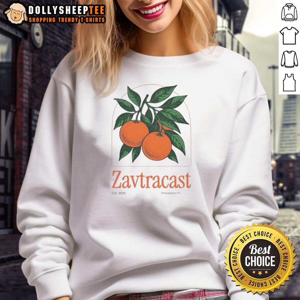 Nice Zavtracast Mandarin Summer Est 2015 T-Shirt - Image 4