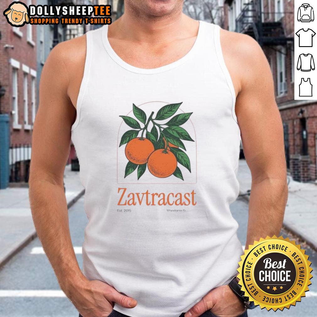 Nice Zavtracast Mandarin Summer Est 2015 T-Shirt - Image 3