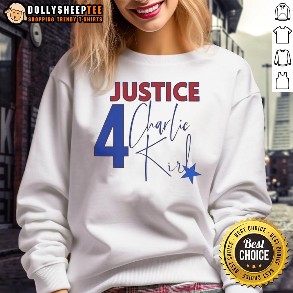 Official Charlie Kirk Justice Forever Memorial T-Shirt - Image 5