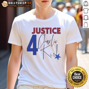 Official Charlie Kirk Justice Forever Memorial T-Shirt