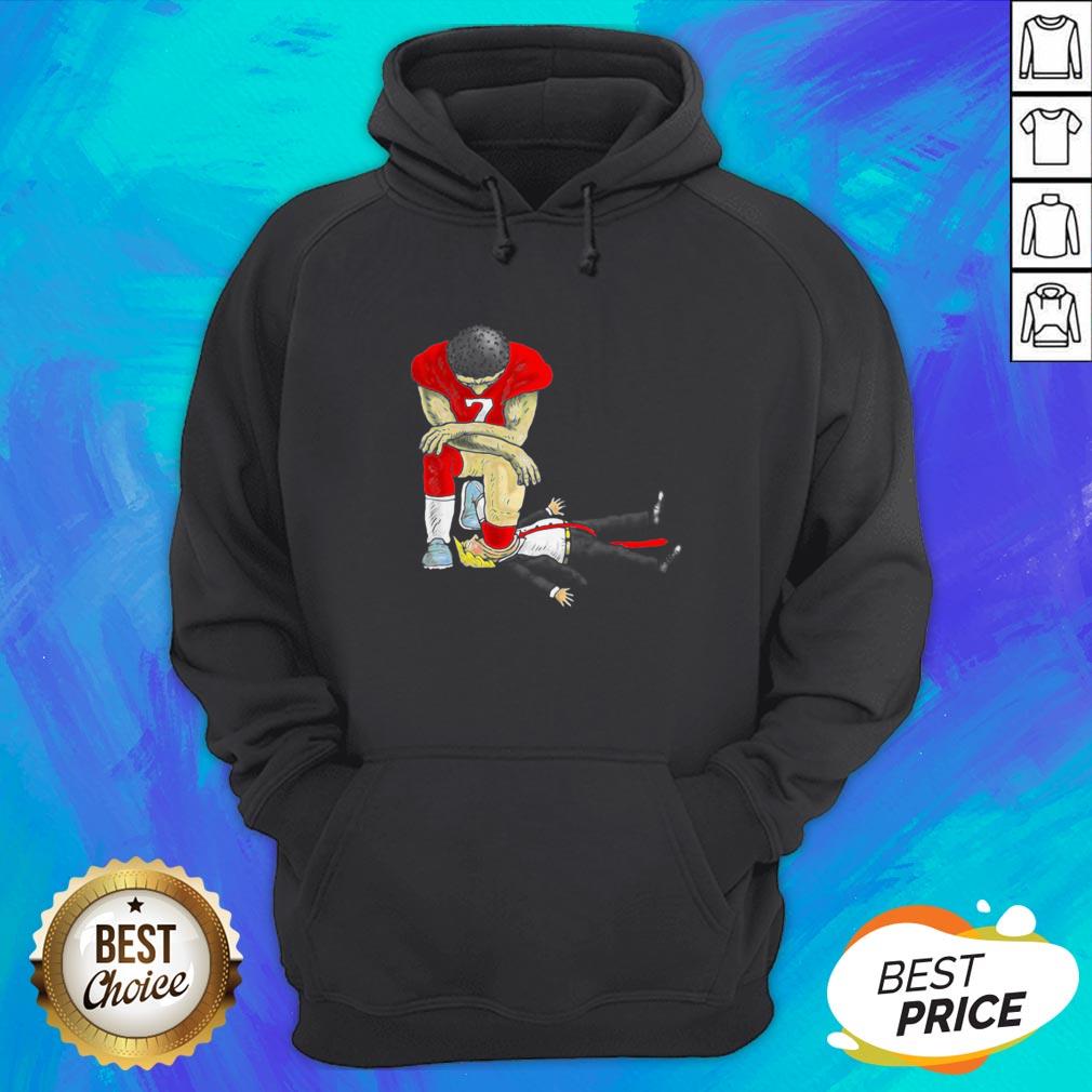 Colin Kaepernick Kneeling On Trump Shirt - Image 3