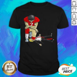 Colin Kaepernick Kneeling On Trump Shirt