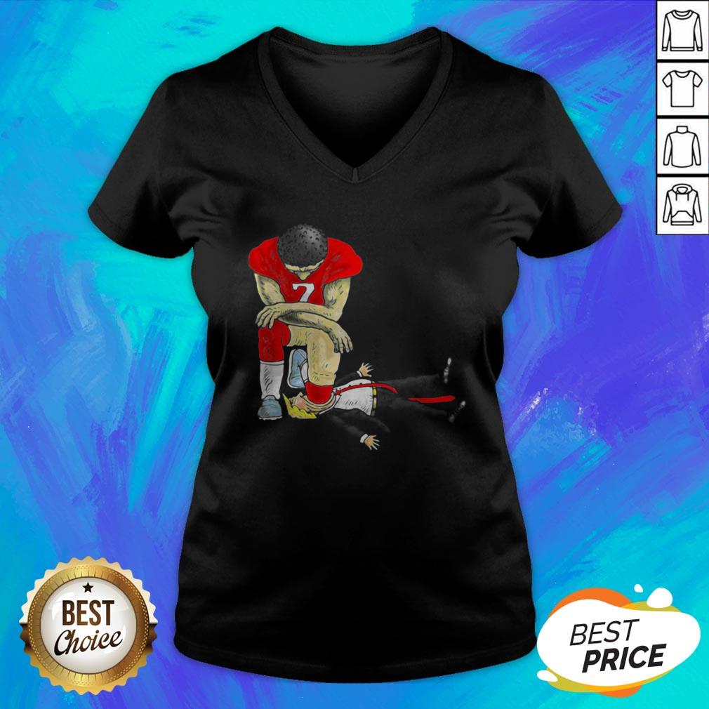 Colin Kaepernick Kneeling On Trump Shirt - Image 4
