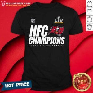 Lovely NFC Champions Tampa Bay Buccaneers Super Bowl LV shirt