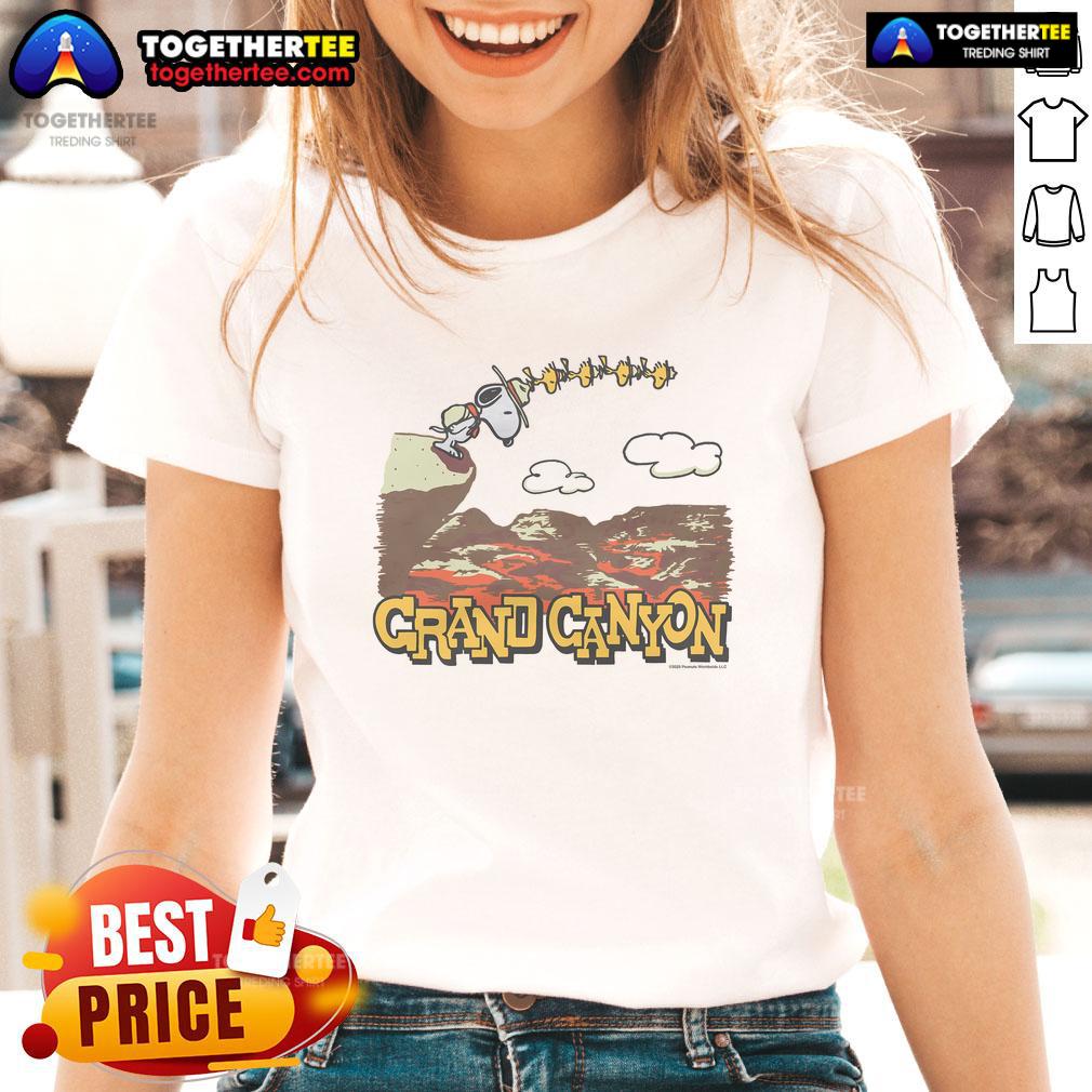 Nice Peanuts Snoopy X Grand Canyon National Park T-Shirt - Image 3