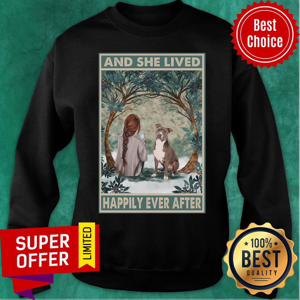 And She Lived Happilt Ever After Dog Shirt - Image 3