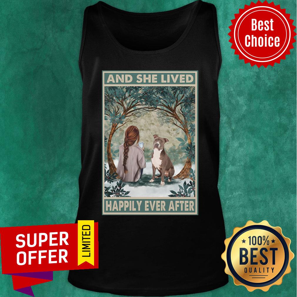 And She Lived Happilt Ever After Dog Shirt - Image 2