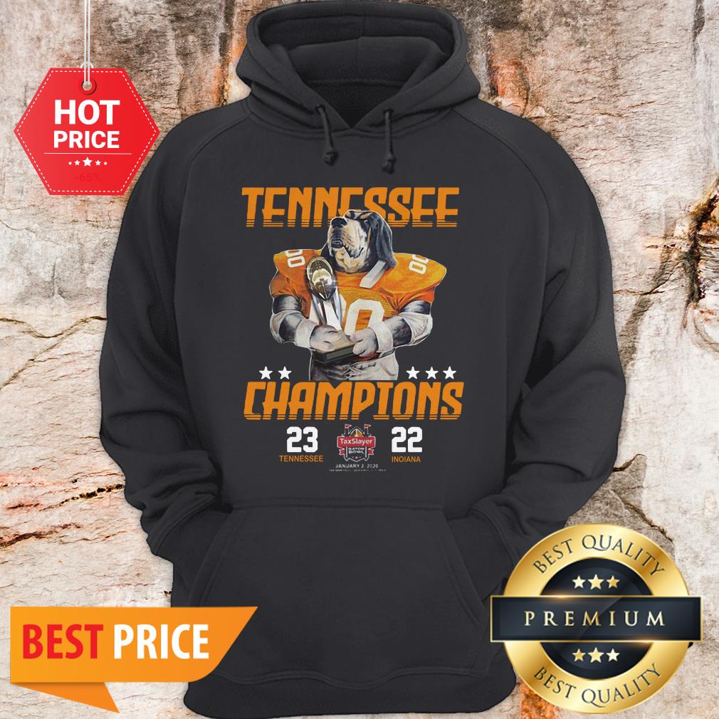 Tennessee Volunteers Champions 23 Tennessee And 22 Indiana Shirt - Image 5