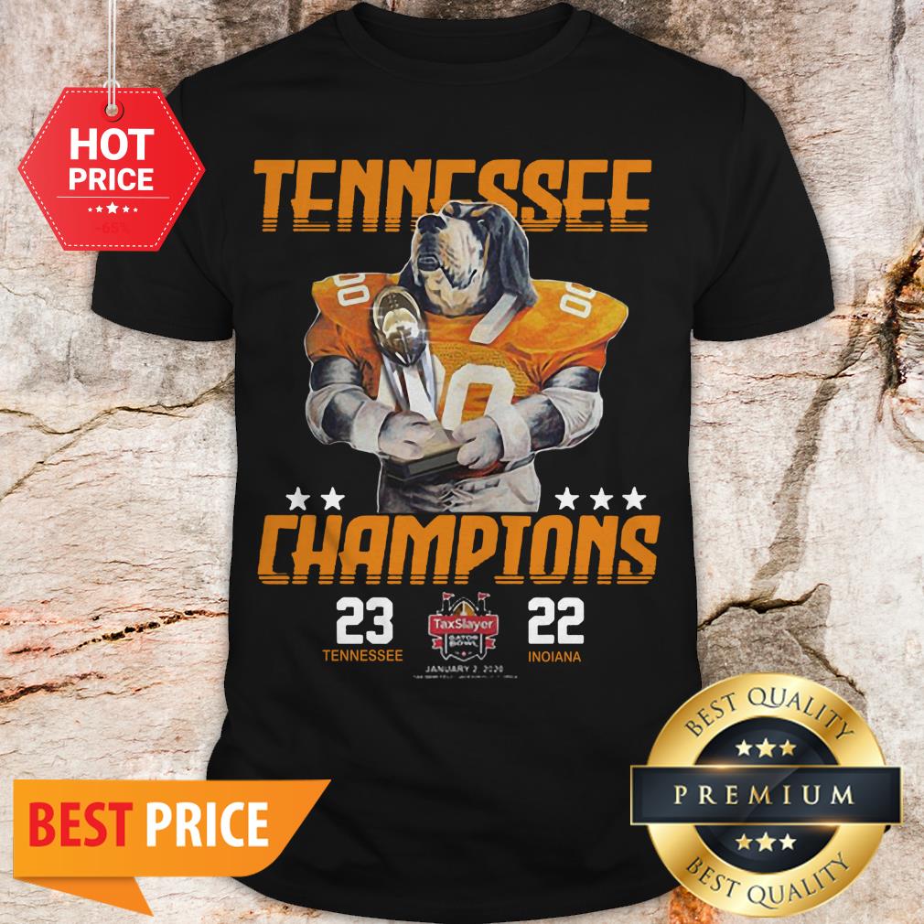 Tennessee Volunteers Champions 23 Tennessee And 22 Indiana Shirt